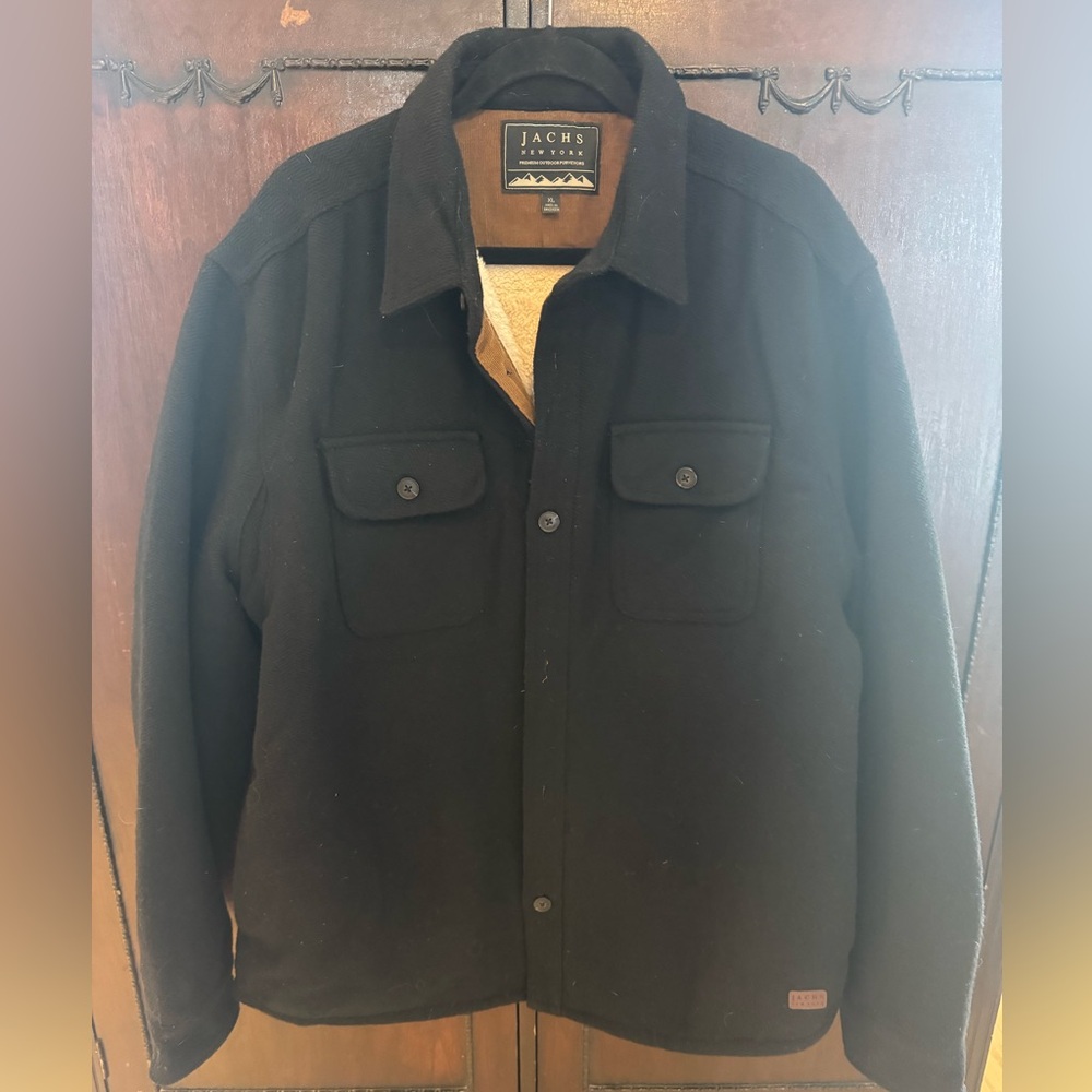 Jachs Black Shirt Jacket